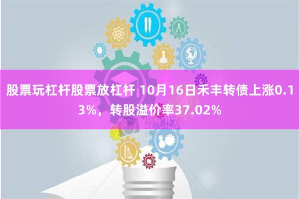 股票玩杠杆股票放杠杆 10月16日禾丰转债上涨0.13%，转股溢价率37.02%